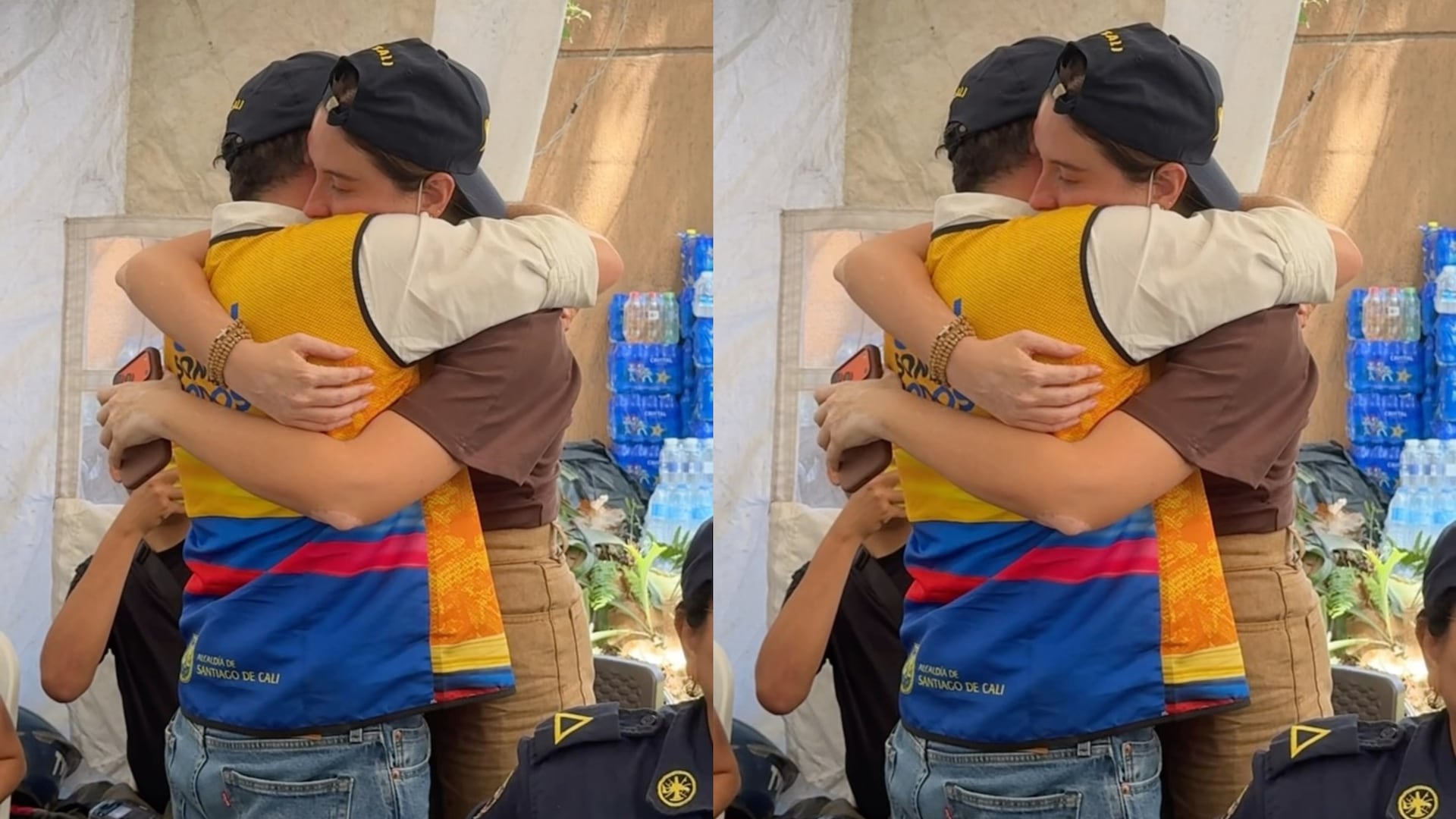 El emotivo reencuentro entre Taliana Vargas y Alejandro Éder tras atender la emergencia en Cali por el terremoto - Semana