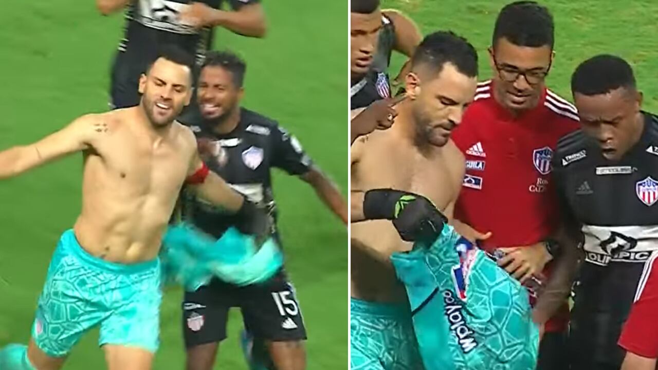 Viera se fue expulsado segundos después de marcar de penal