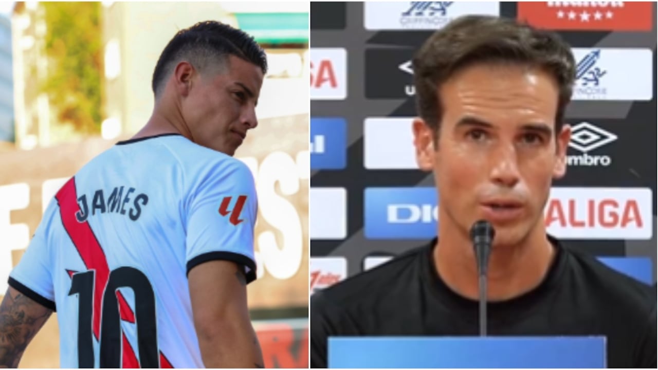 De izquierda a derecha: James Rodríguez y Iñigo Pérez.