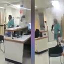 Paciente psiquiátrico recurrió a extintor para evitar que personal médico se le acercara en México.