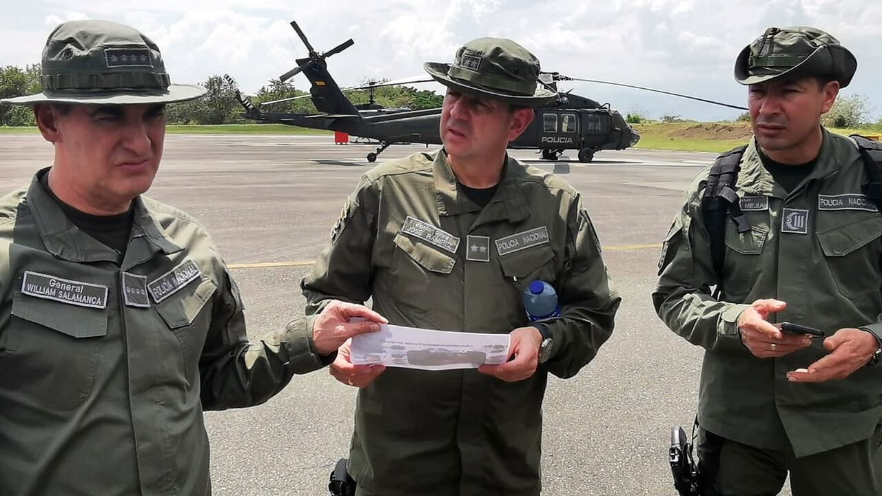 El Director de la Policía Nacional, William Salamanca llegó a Tuluá para tomar el control de la situación de orden público que atraviesa este municipio del Valle.