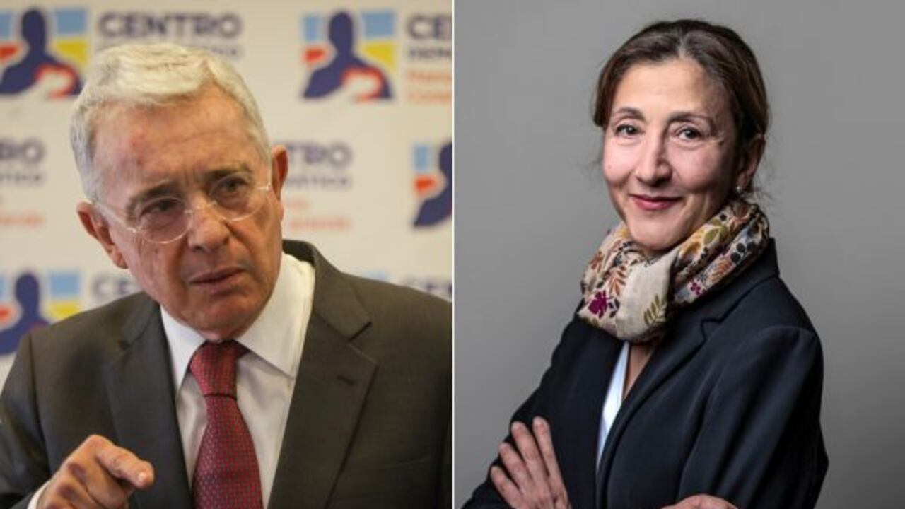 Expresidente Álvaro Uribe y excandidata a la Presidencia Íngrid Betancourt.