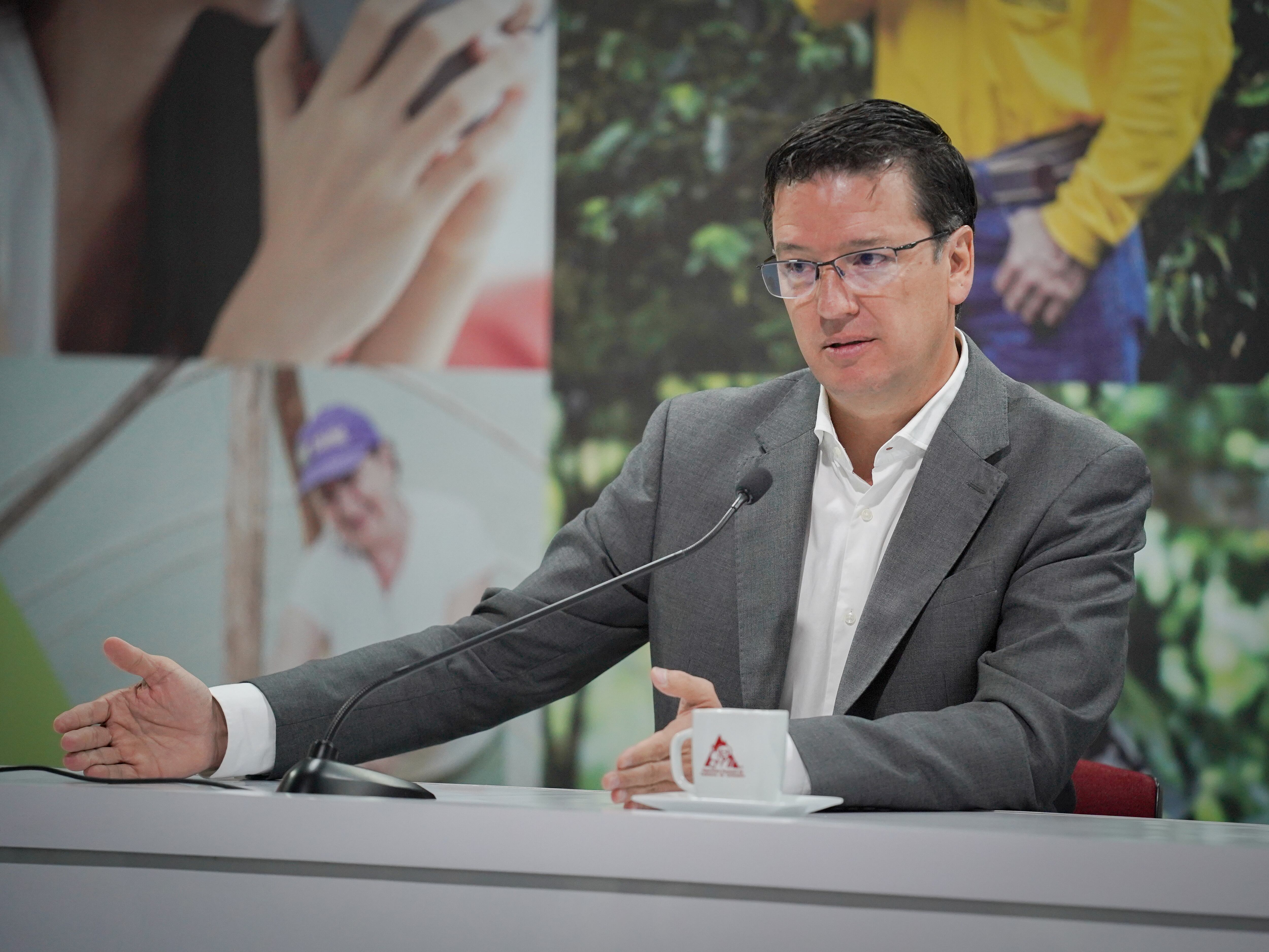 Germán Bahamón gerente general de la Federación Nacional de Cafeteros.