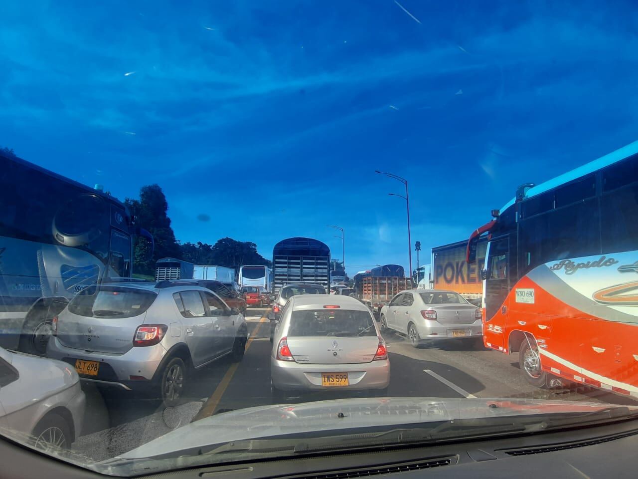 Trancón Colegios del norte de Bogotá, cercanos a Guaymaral, que son vecinos de proyectos de construcción en la zona.