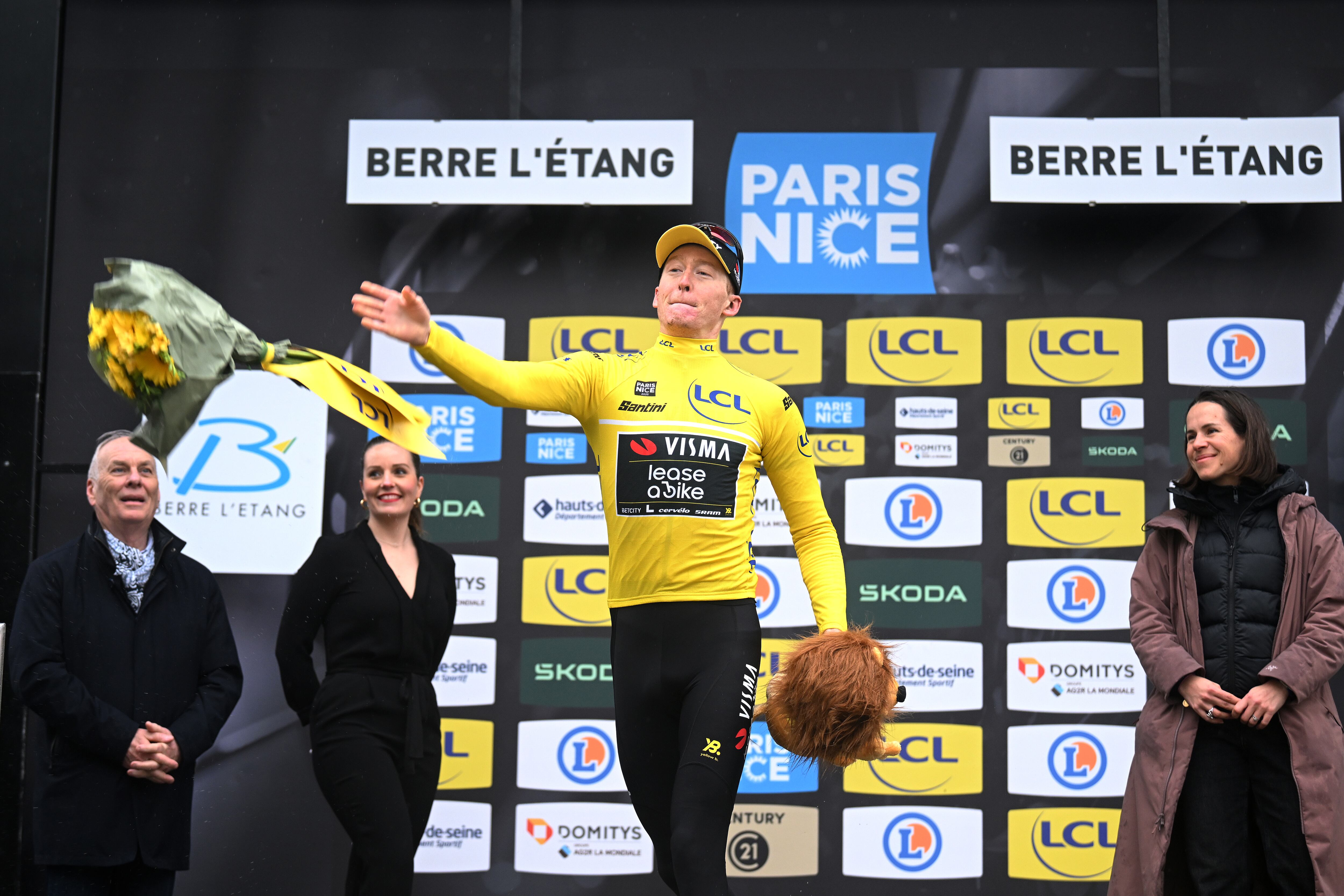 Matteo Jorgenson llega líder a la última etapa de la París Niza.