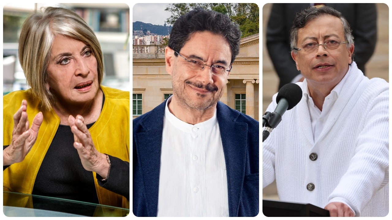 Cecilia López, Iván Cepeda y Gustavo Petro.