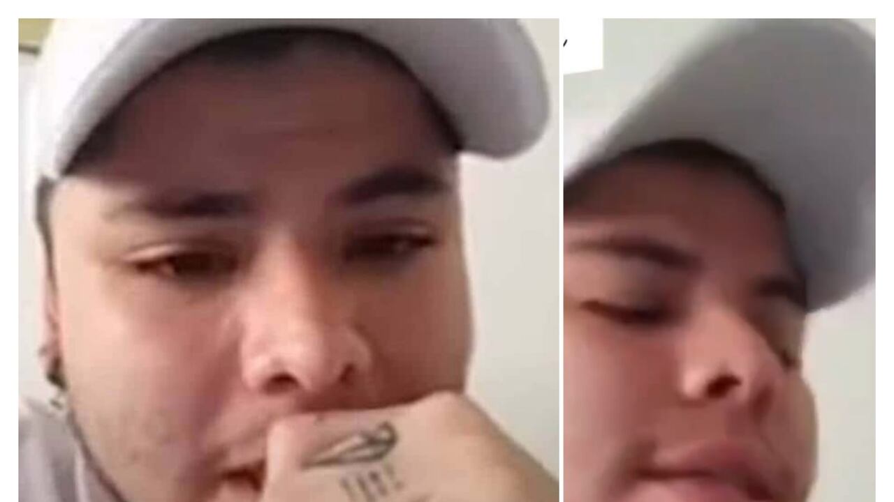 Jonathan Stiven Cortés Aldana, líder del grupo, apareció a través de una pieza de video.