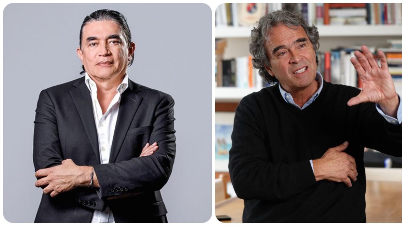 Gustavo Bolívar y Sergio Fajardo.