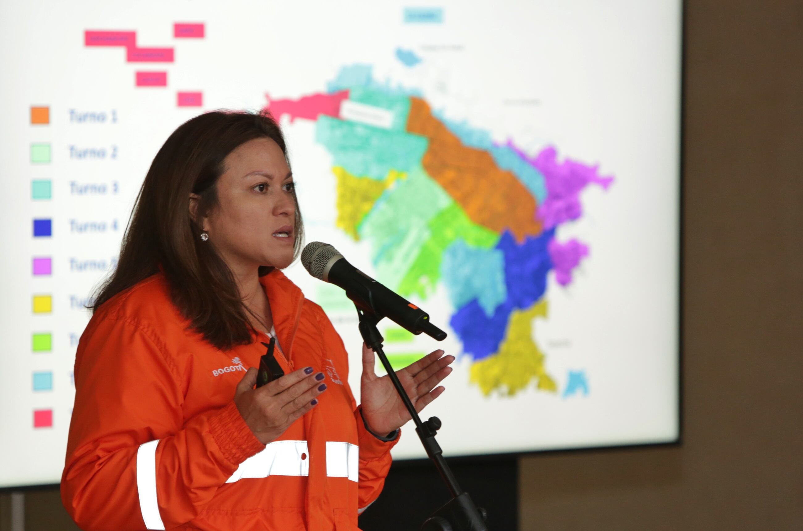 Rueda de Prensa esquema de restricción de suministro de Agua