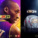 Las portadas de las tres ediciones de NBA 2K24: dos protagonizadas por Kobe Bryant y una por el 25 aniversario de la franquicia.