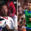 Sergio Ramos y Falcao García en LaLiga de España