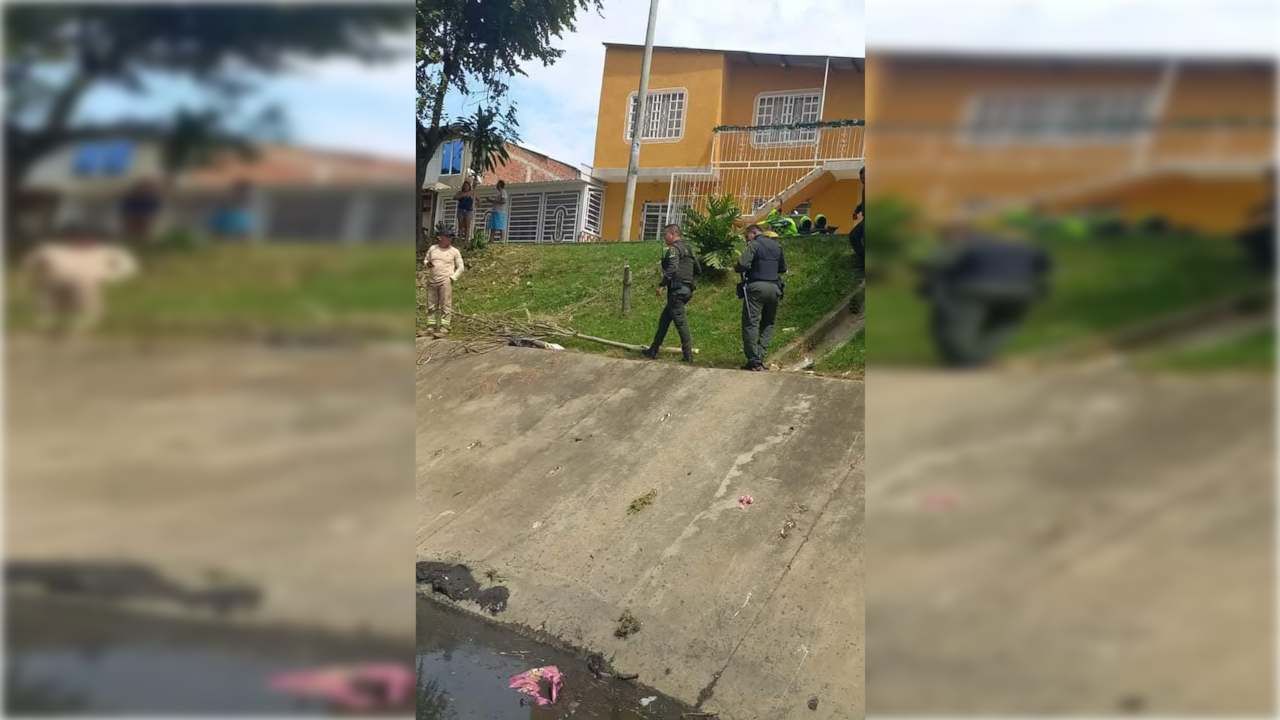 El cuerpo de un bebé fue encontrado en un caño.