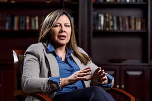 Luz Adriana Camargo. Fiscal General de la Nación.
Bogotá Marzo 20 de 2024.
Foto: Juan Carlos Sierra-Revista Semana.