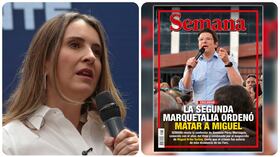 La candidata presidencial del Centro Democrático, Paloma Valencia, reaccionó a la portada de SEMANA.