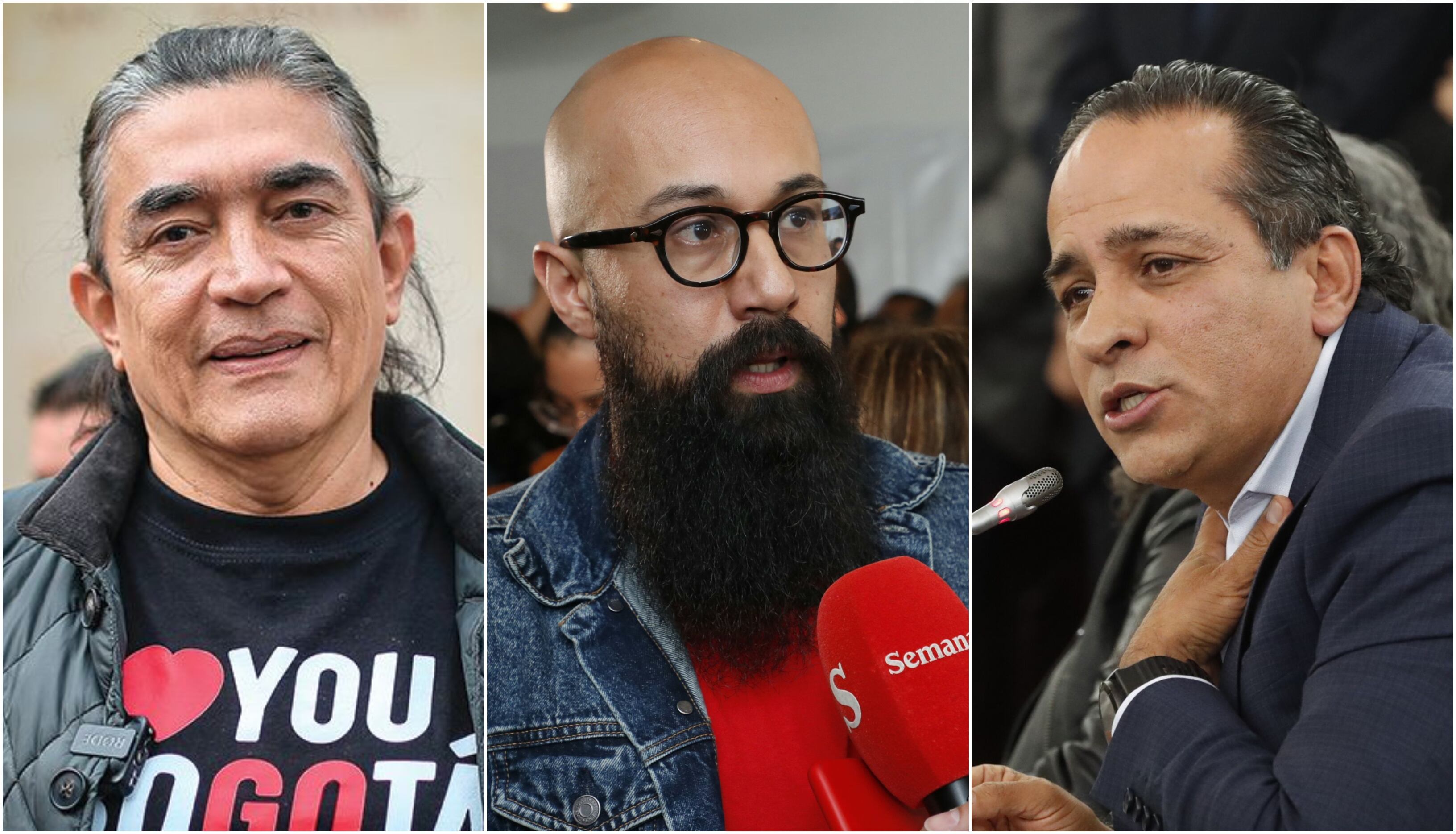 Gustavo Bolívar, Carlos Carrillo, Alexander López