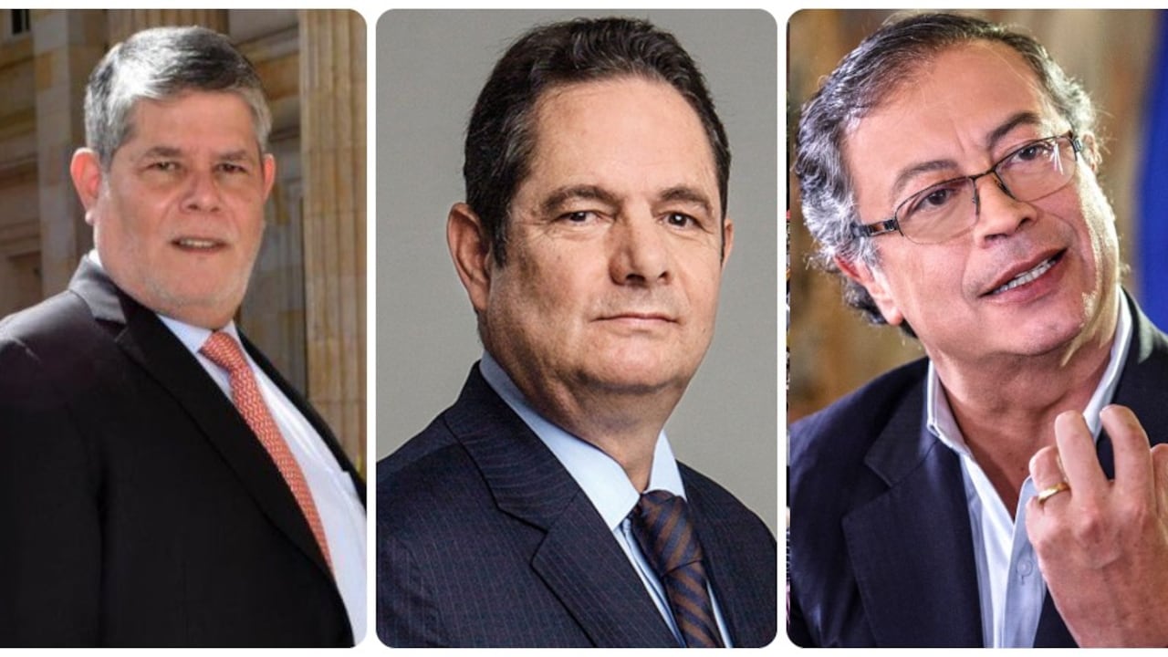 Antonio Zabaraín, Germán Vargas Lleras y Gustavo Petro.