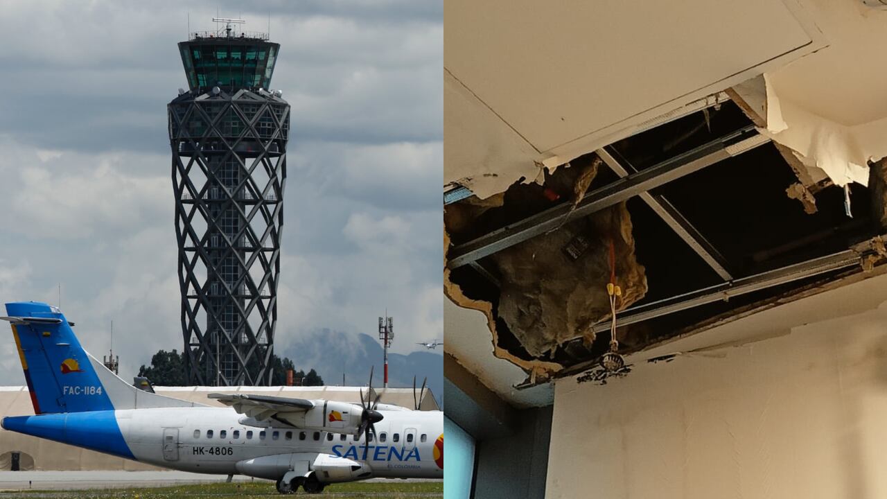 Nuevo daño en la torre de control del aeropuerto El Dorado.