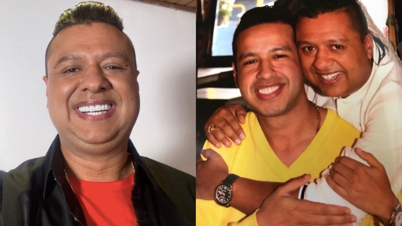 Rafael Santos y su hermano Martín Elías