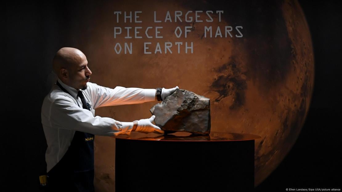 El mayor meteorito marciano hallado en la Tierra será subastado: cuánto cuesta y cómo llegó