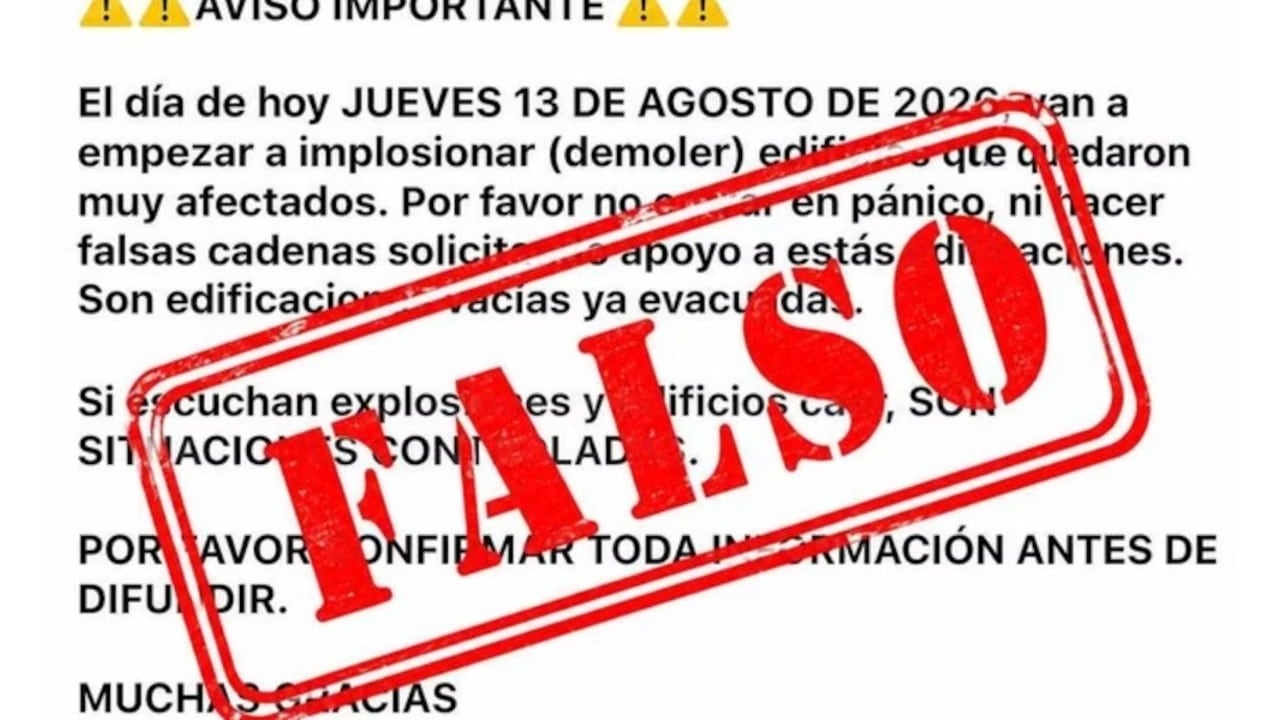 Comenzaron a circular en redes sociales mensajes sobre supuestas demoliciones inmediatas en Cali.