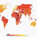 Corrupción en el mundo. Tomado de Transparencia Internacional.