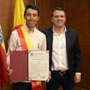 Egan Bernal recibió condecoración en el Concejo de Bogotá