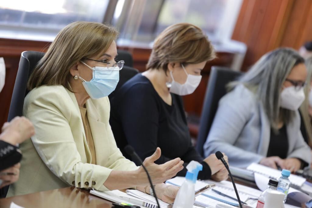 La procuradura Margarita Cabello recibió a los delegados de la Comisión para explicar el trabajo de la entidad desde el inicio del paro nacional.