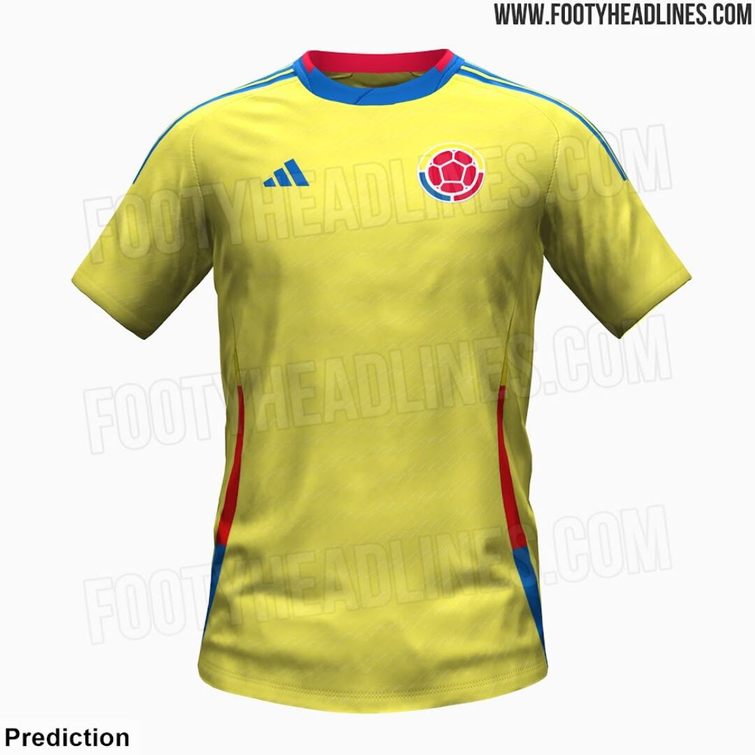 Esta sería la nueva camiseta de la Selección Colombia.