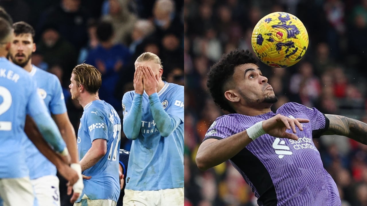 Toda la plantilla del Liverpool celebra lo sucedido con el Manchester City.