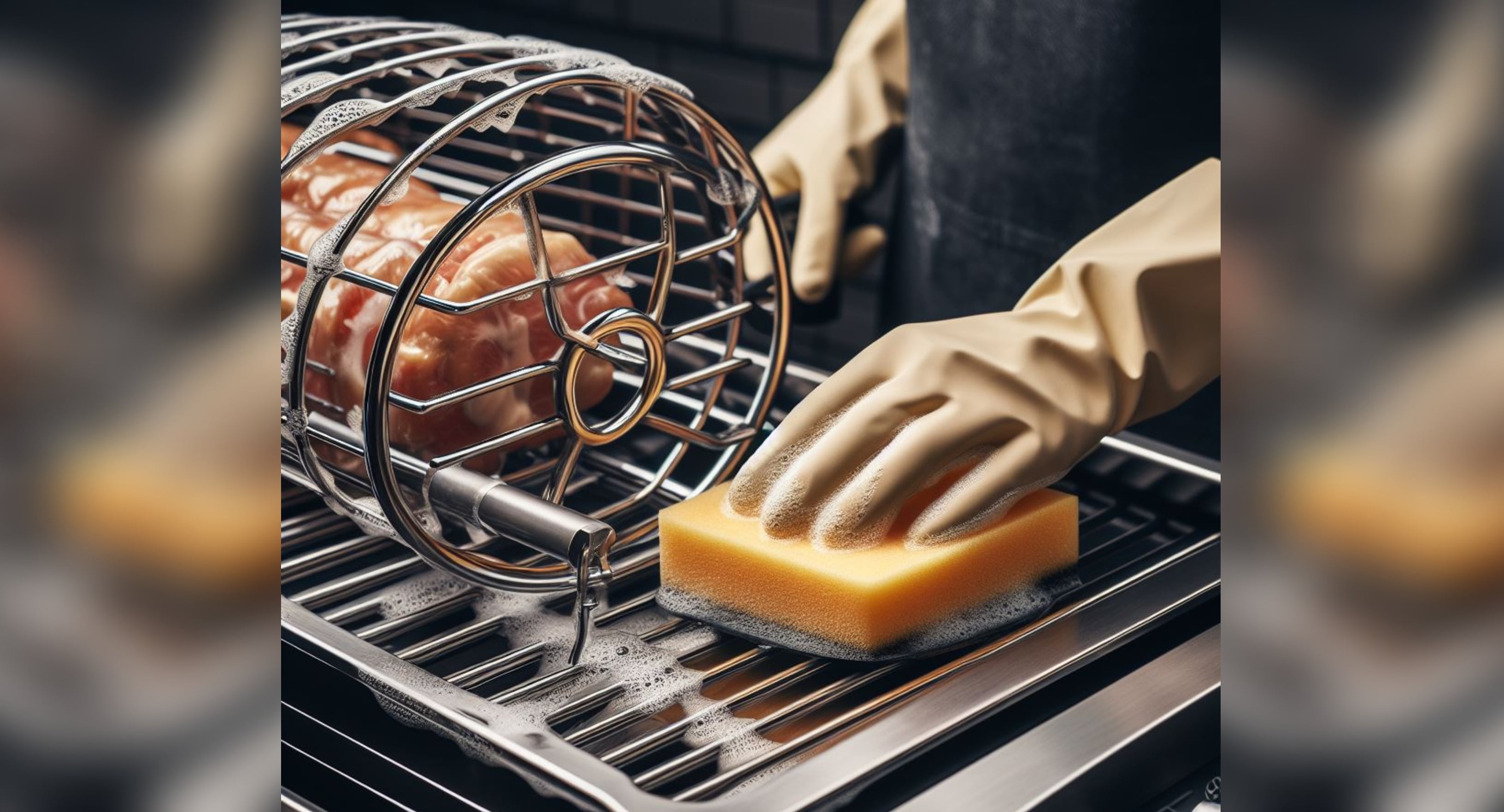 Es importante mantener el asador perfectamente limpio.