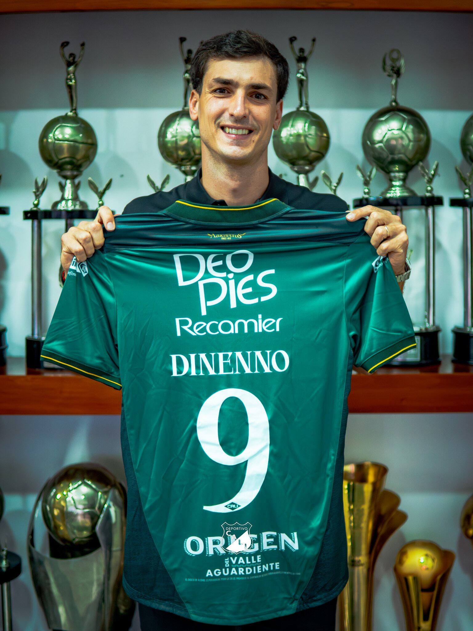 Juan Ignacio Dinenno ya luce nuevamente los colores del Deportivo Cali.