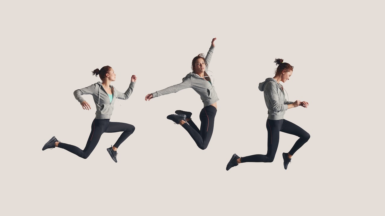 Foto de referencia sobre movimiento de una persona