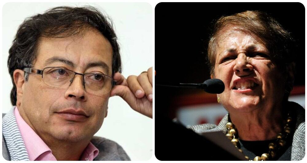 Gustavo Petro y Gloria Gaitán Jaramillo.