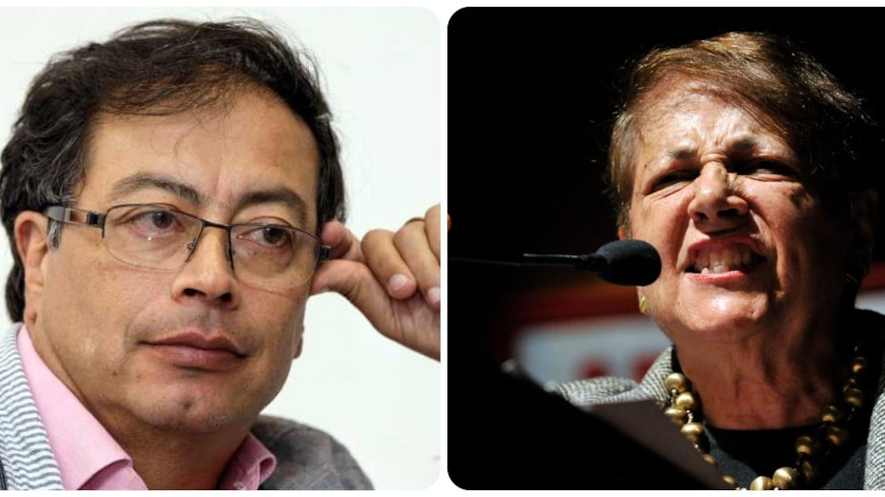 Gustavo Petro y Gloria Gaitán Jaramillo.