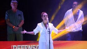 Medicos, artistas reconocidos, ex militares, entre otros estuvieron en el lanzamiento de campaña de Abelardo De La Espriella, que se realizó en Cali.