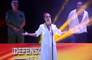 Medicos, artistas reconocidos, ex militares, entre otros estuvieron en el lanzamiento de campaña de Abelardo De La Espriella, que se realizó en Cali.
