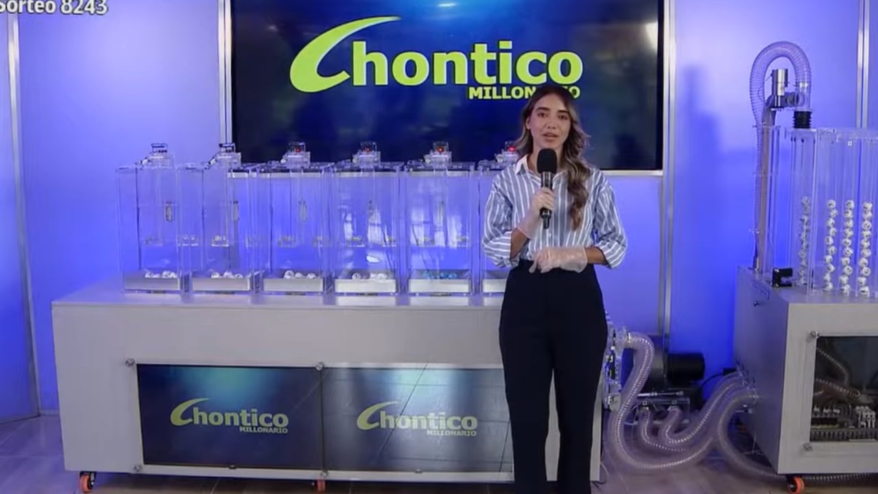 Transmisión del sorteo Chontico Día y Noche.