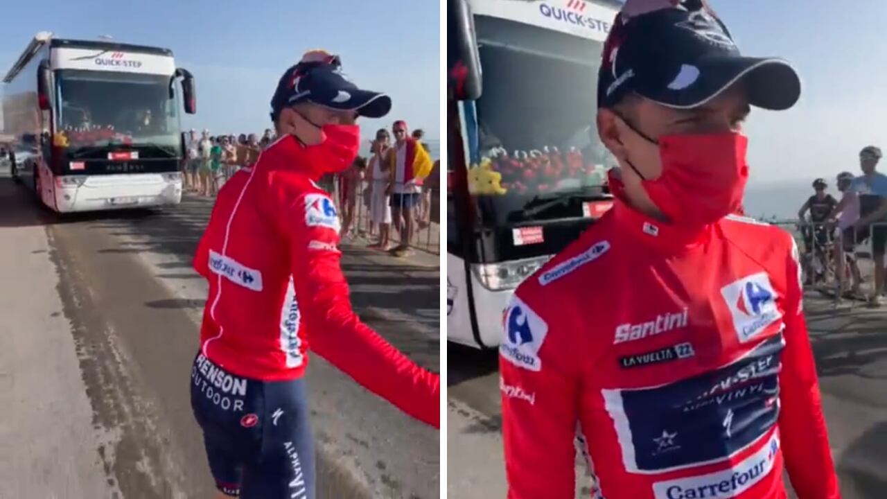 Remco Evenepoel sigue como líder de la Vuelta a España 2022.