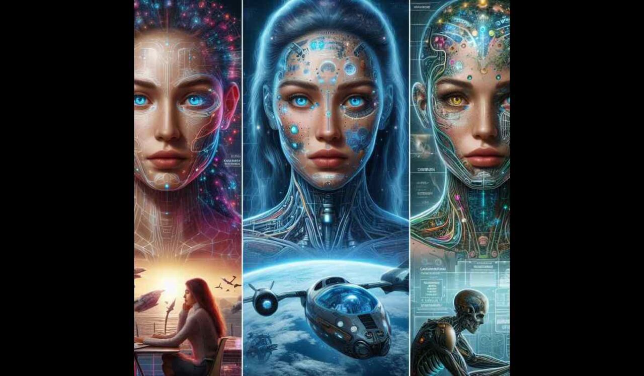 La IA imagina cómo se vería la raza humana dentro de 1000 años.