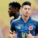James Rodríguez anotó su último gol con la selección Colombia el 17 de noviembre de 2020 ante Ecuador.