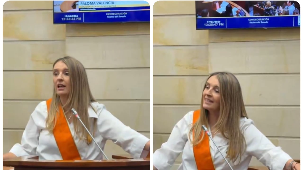 El Congreso condecoró a la senadora Paloma Valencia.