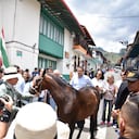 Álvaro Uribe caballos.