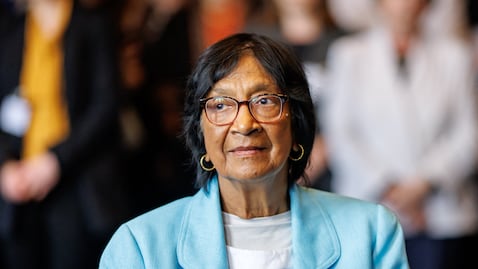 Navi Pillay, ganadora del premio Nóbel de Paz.