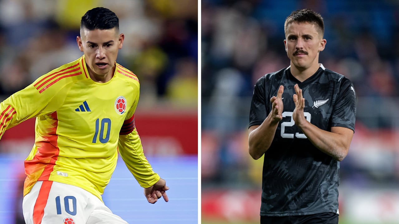 Colombia vs. Nueva Zelanda, este sábado 15 de noviembre de 2025.
