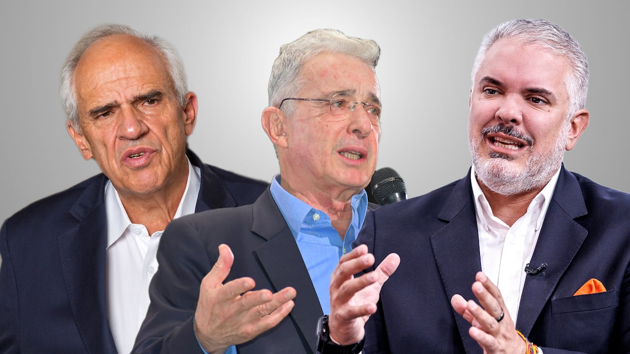 Ernesto Samper, Álvaro Uribe e Iván Duque,
