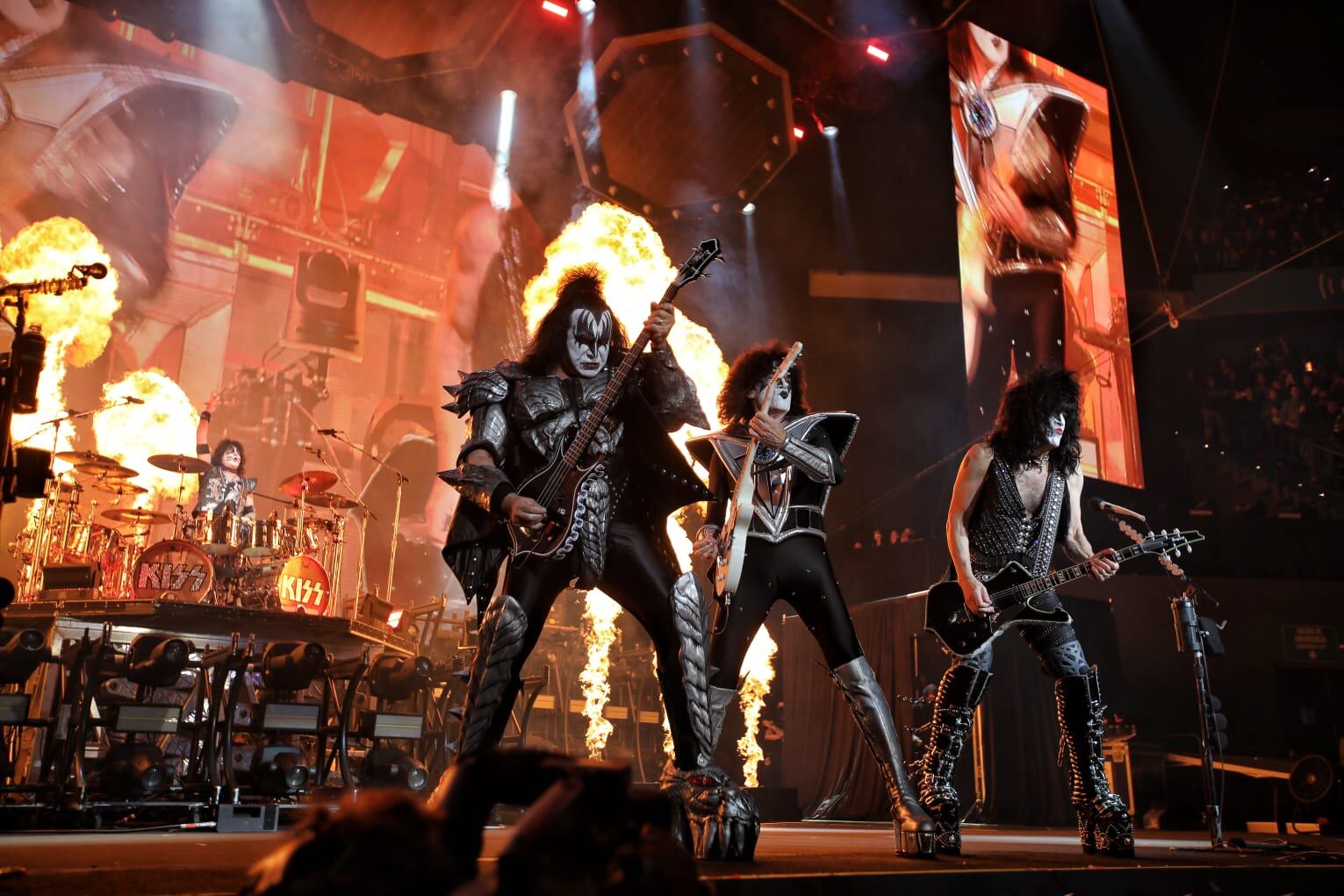 Concierto de la Banda KISS en Bogotá Movistar Arena