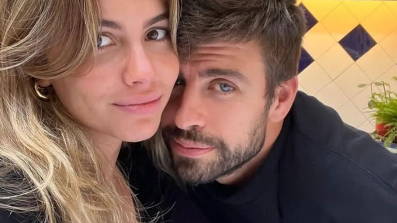 Primera selfie con Clara Chía compartida por Gerard Piqué.