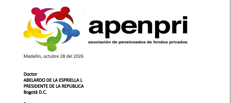 Carta de los pensionados de AFP al presidente Abelardo De La Espriella