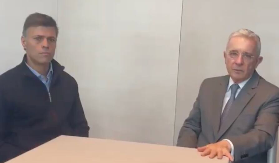 Álvaro Uribe y Leopoldo López.