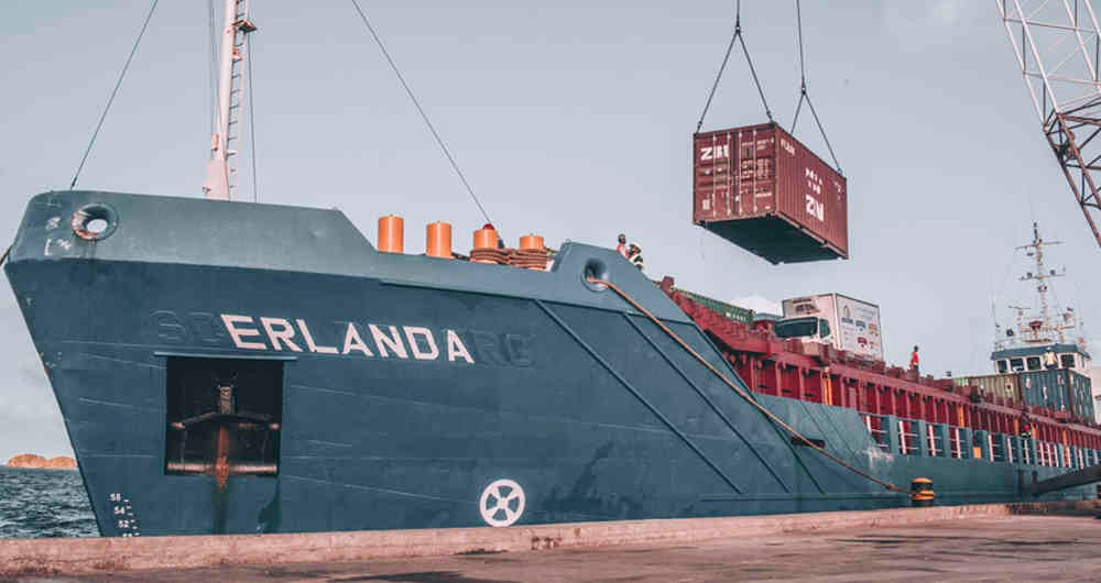 Erlanada, uno de los 3 buques que tiene la línea naviera Deliverance Shipping Line. 